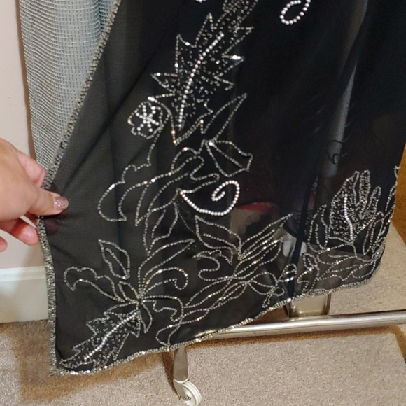 Vintage beaded sheer jacket - Picture 4 of 4